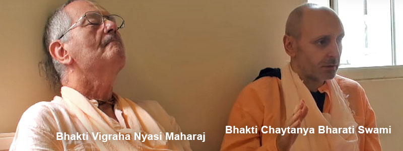«Karma and sahajiyaism» | Live class the morning of 30 July 2018 at the Bhakti Yoga Institute of West London by Sripad Bhakti Vigraha Nyasi Maharaj and Sripad Bhakti Chaitanya Bharati Maharaj.